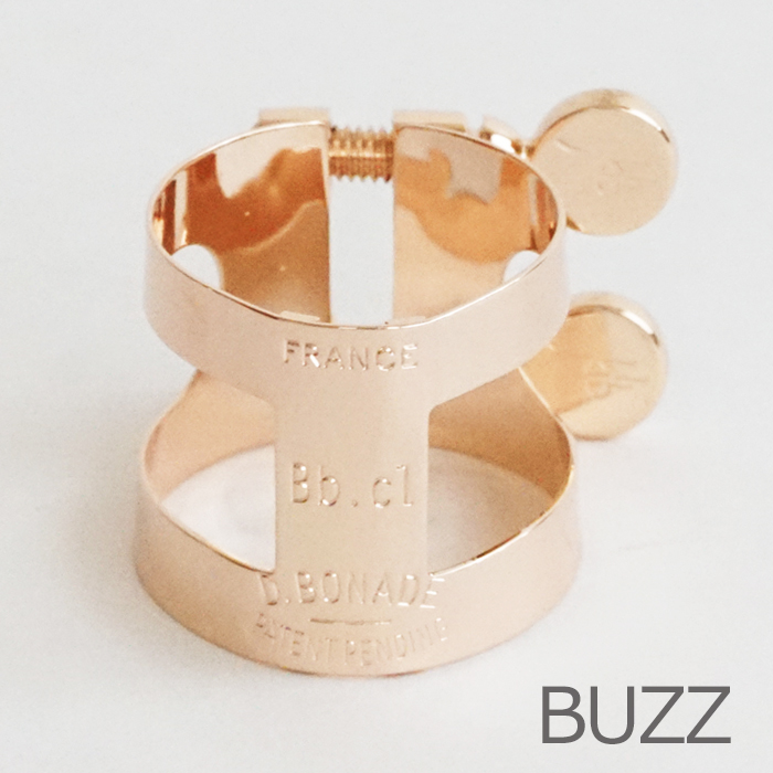 BUZZ B♭クラリネットリガチャー ピンクゴールド PGP｜ 管楽器専門店