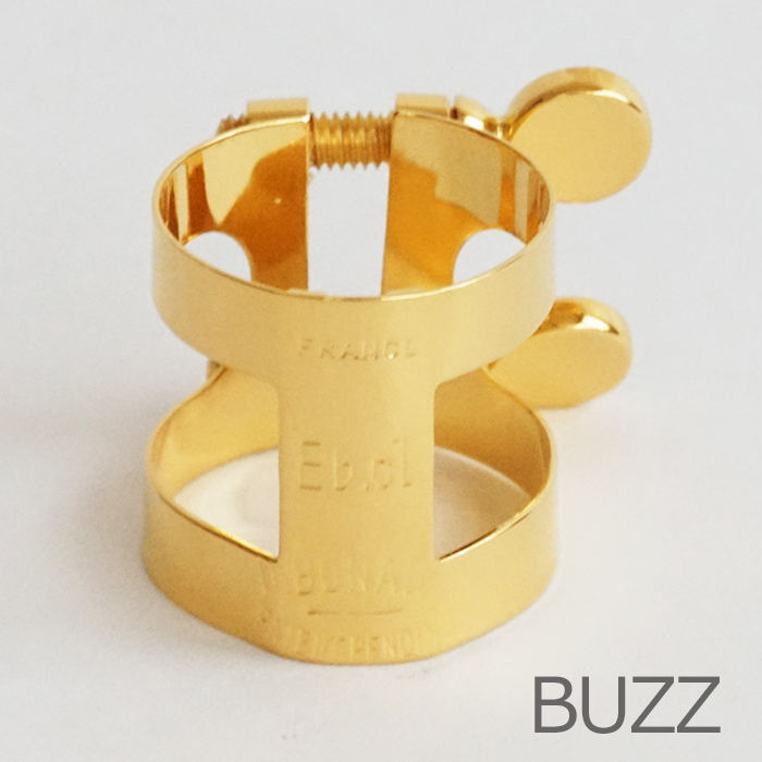 BUZZ E♭クラリネットリガチャー ゴールド GP S｜ 管楽器専門店 永江楽器